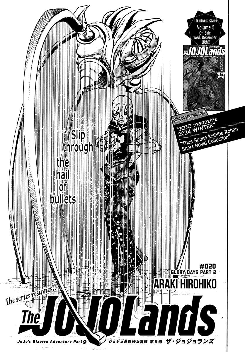 Read JoJo's Bizarre Adventure, Part 9- The JOJOLands Manga Online