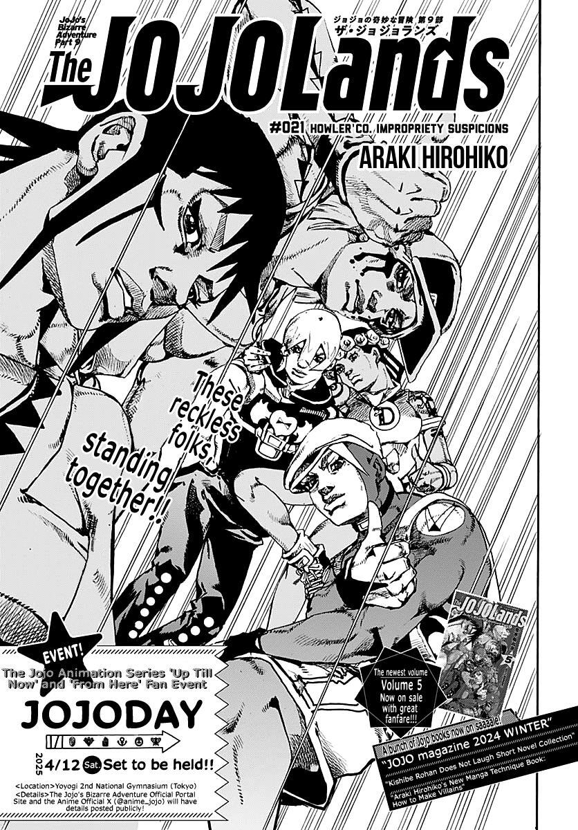 Read JoJo's Bizarre Adventure, Part 9- The JOJOLands Manga Online