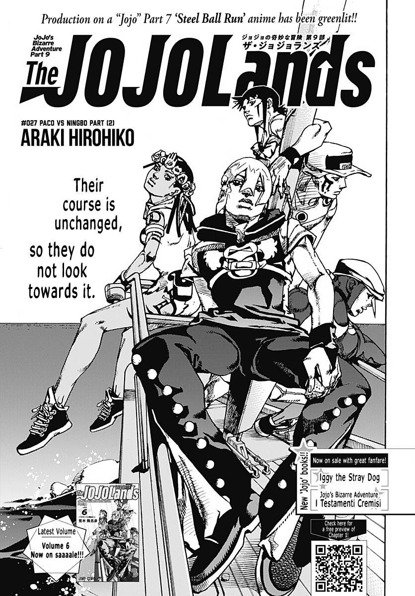 Read JoJo's Bizarre Adventure, Part 9- The JOJOLands Manga Online