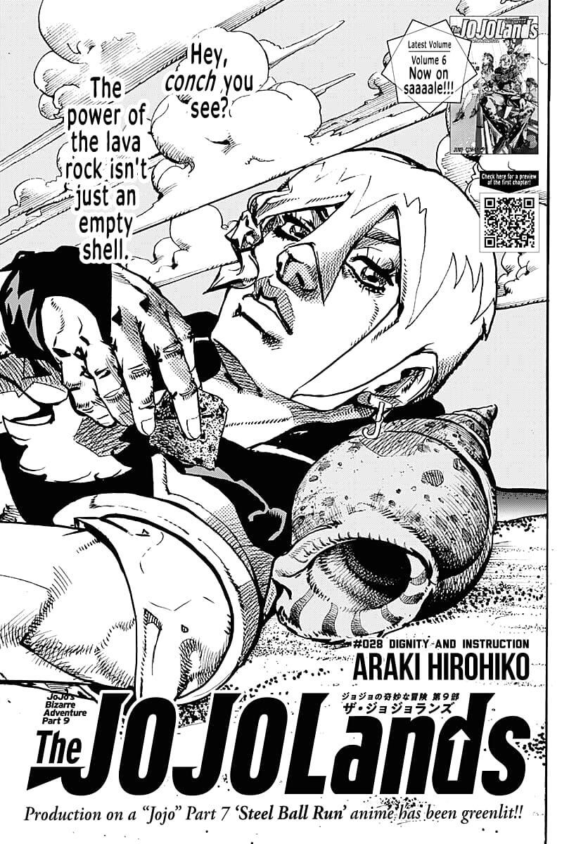 Read JoJo's Bizarre Adventure, Part 9- The JOJOLands Manga Online