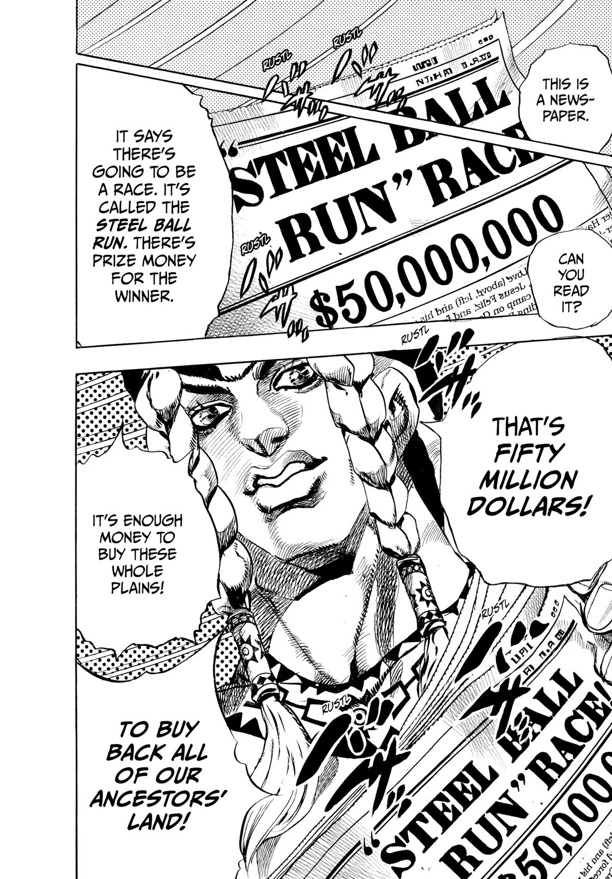 Read JoJo's Bizarre Adventure- Part 7 – Steel Ball Run Manga Online