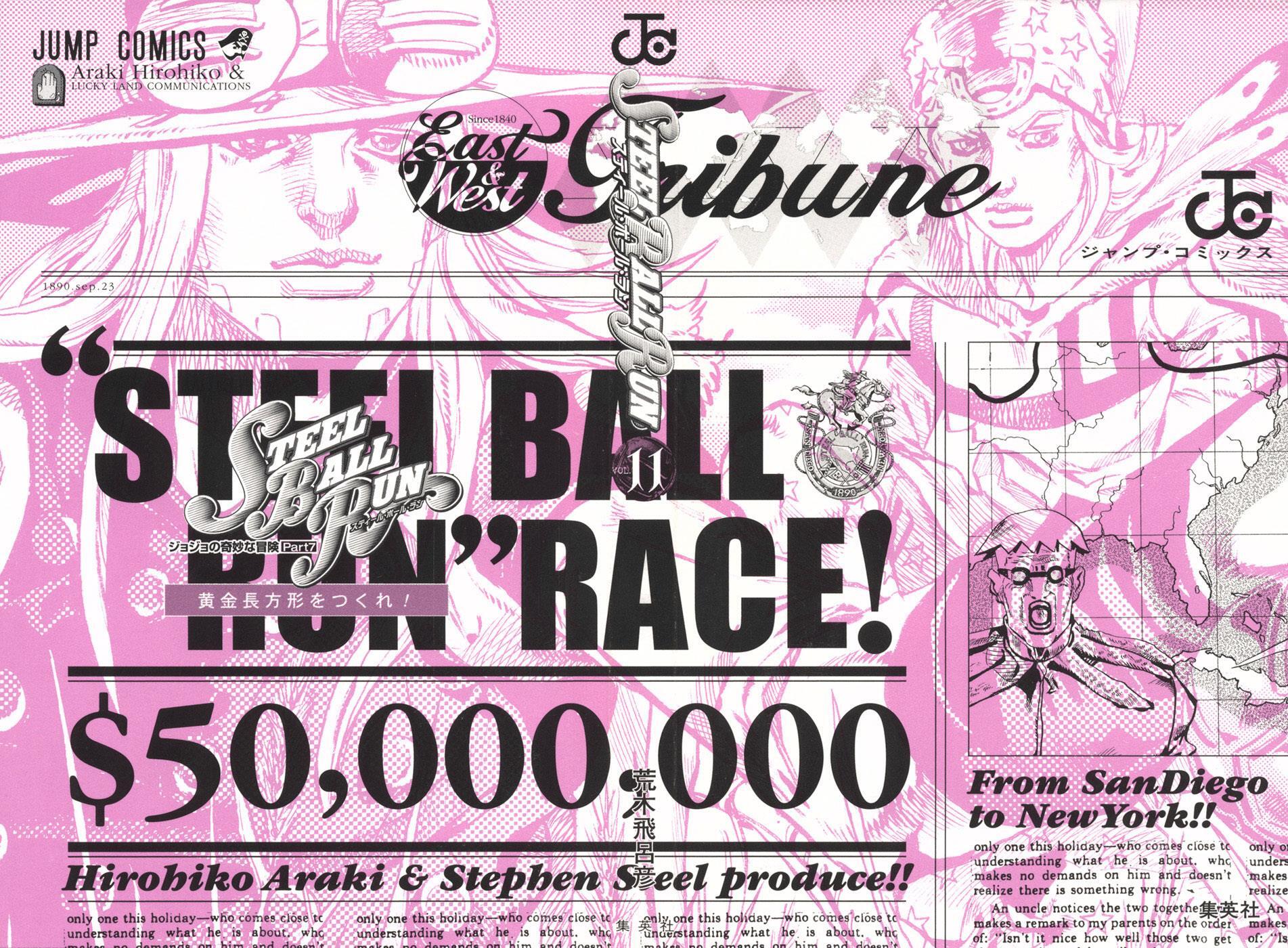 Read JoJo's Bizarre Adventure- Part 7 – Steel Ball Run Manga Online