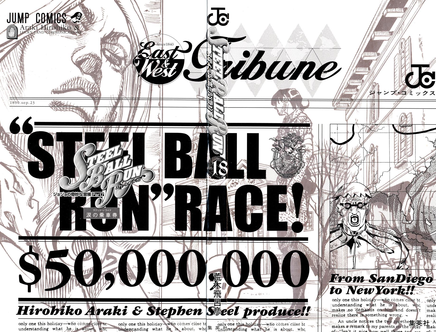 Read JoJo's Bizarre Adventure- Part 7 – Steel Ball Run Manga Online