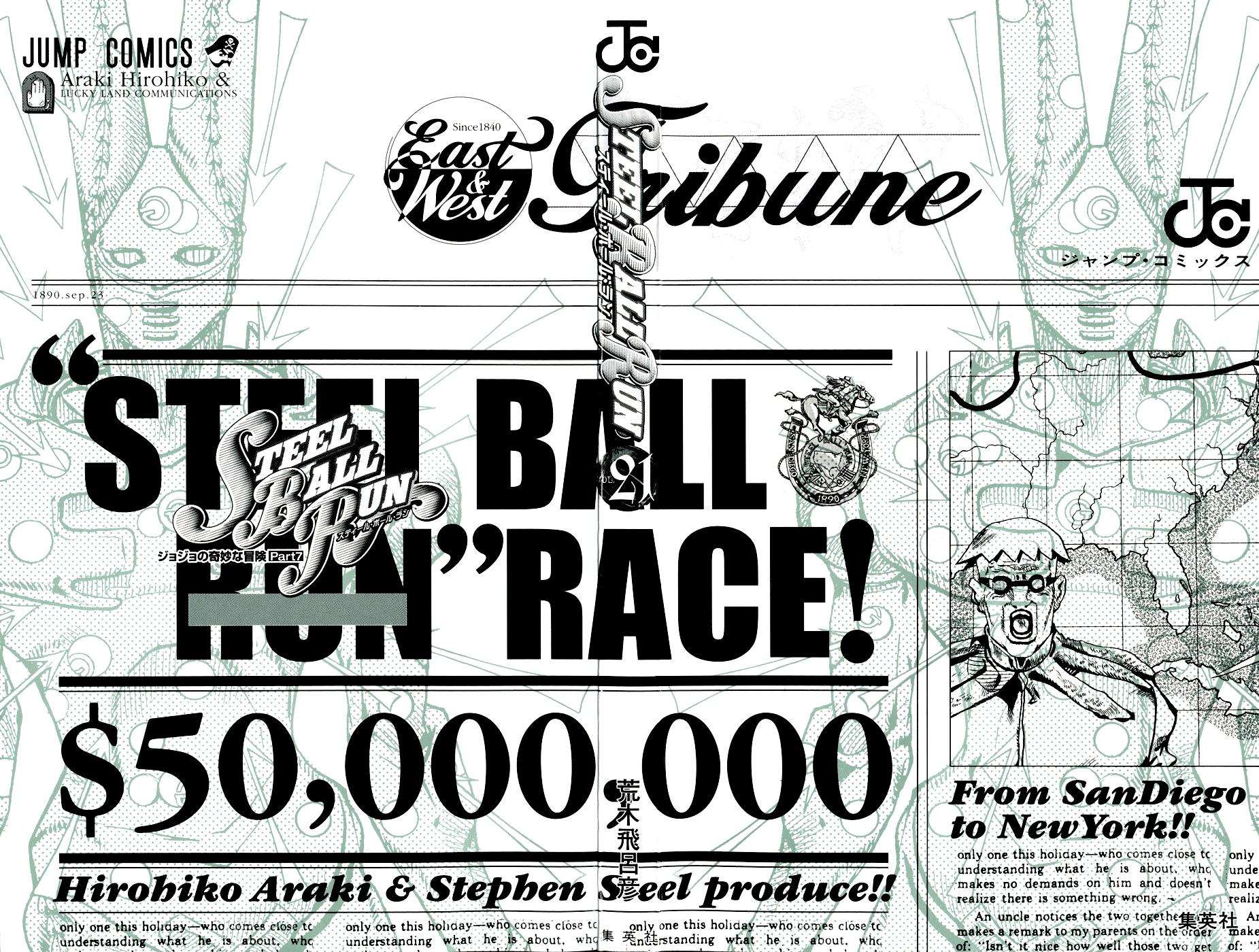 Read JoJo's Bizarre Adventure- Part 7 – Steel Ball Run Manga Online