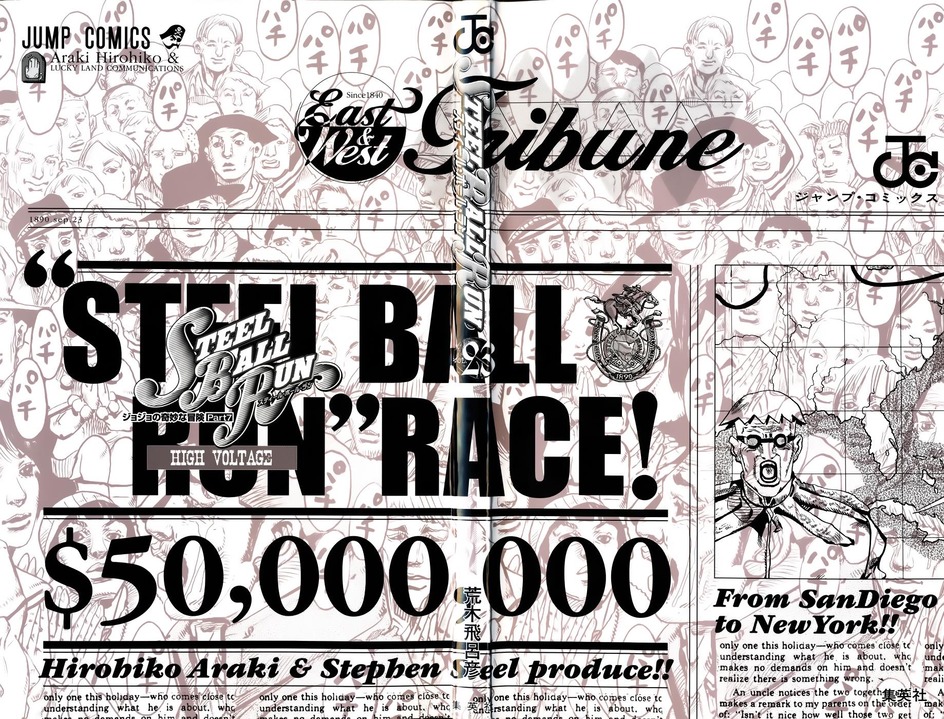 Read JoJo's Bizarre Adventure- Part 7 – Steel Ball Run Manga Online