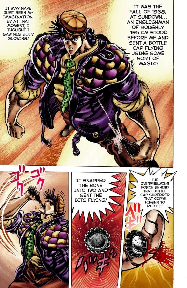 Read JoJo_s Bizarre Adventure Part 2 Battle Tendency Official Colored Manga Online