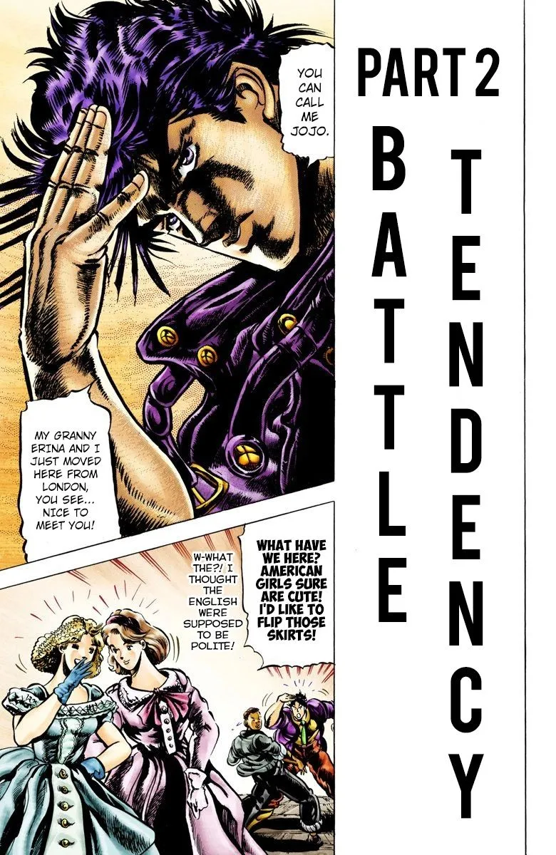 Read JoJo_s Bizarre Adventure Part 2 Battle Tendency Official Colored Manga Online