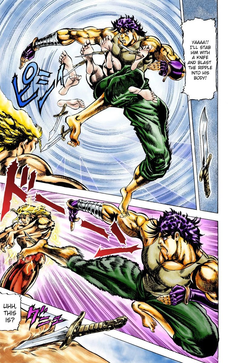 Read JoJo_s Bizarre Adventure Part 2 Battle Tendency Official Colored Manga Online