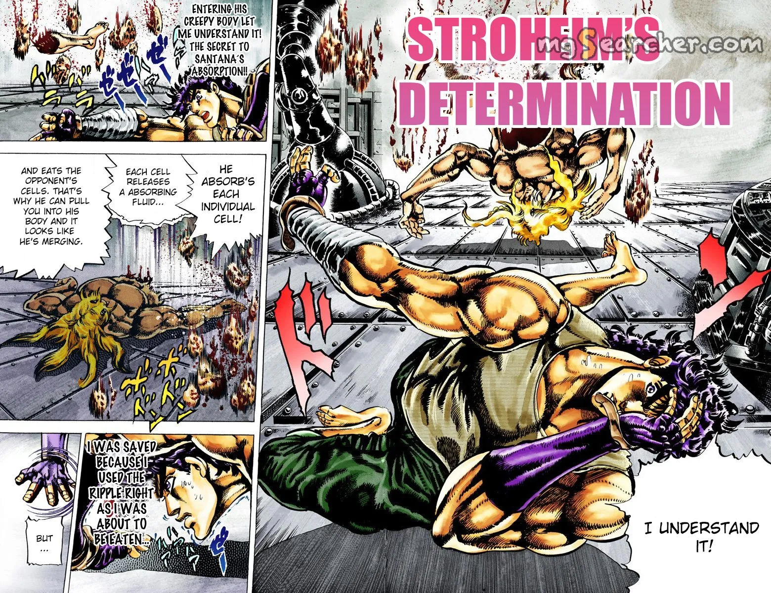 Read JoJo_s Bizarre Adventure Part 2 Battle Tendency Official Colored Manga Online