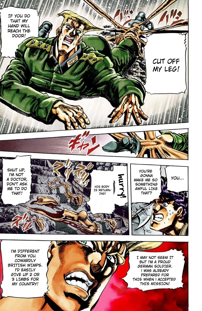 Read JoJo_s Bizarre Adventure Part 2 Battle Tendency Official Colored Manga Online