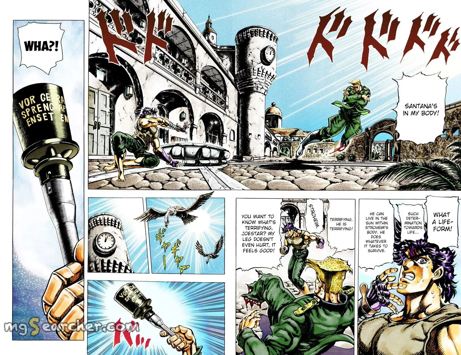 Read JoJo_s Bizarre Adventure Part 2 Battle Tendency Official Colored Manga Online