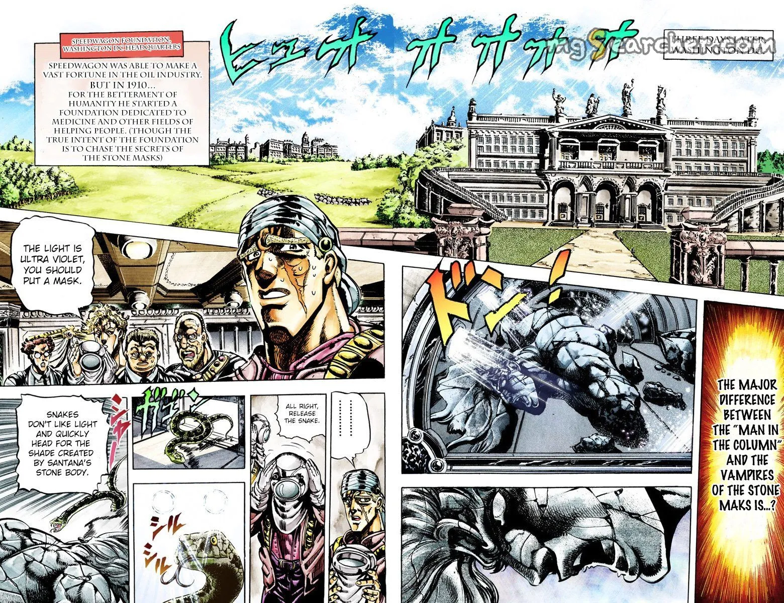 Read JoJo_s Bizarre Adventure Part 2 Battle Tendency Official Colored Manga Online