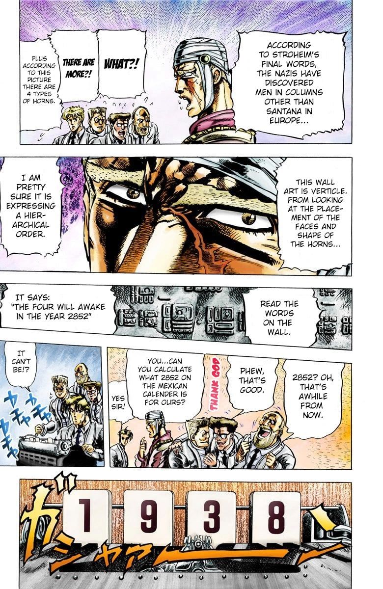 Read JoJo_s Bizarre Adventure Part 2 Battle Tendency Official Colored Manga Online