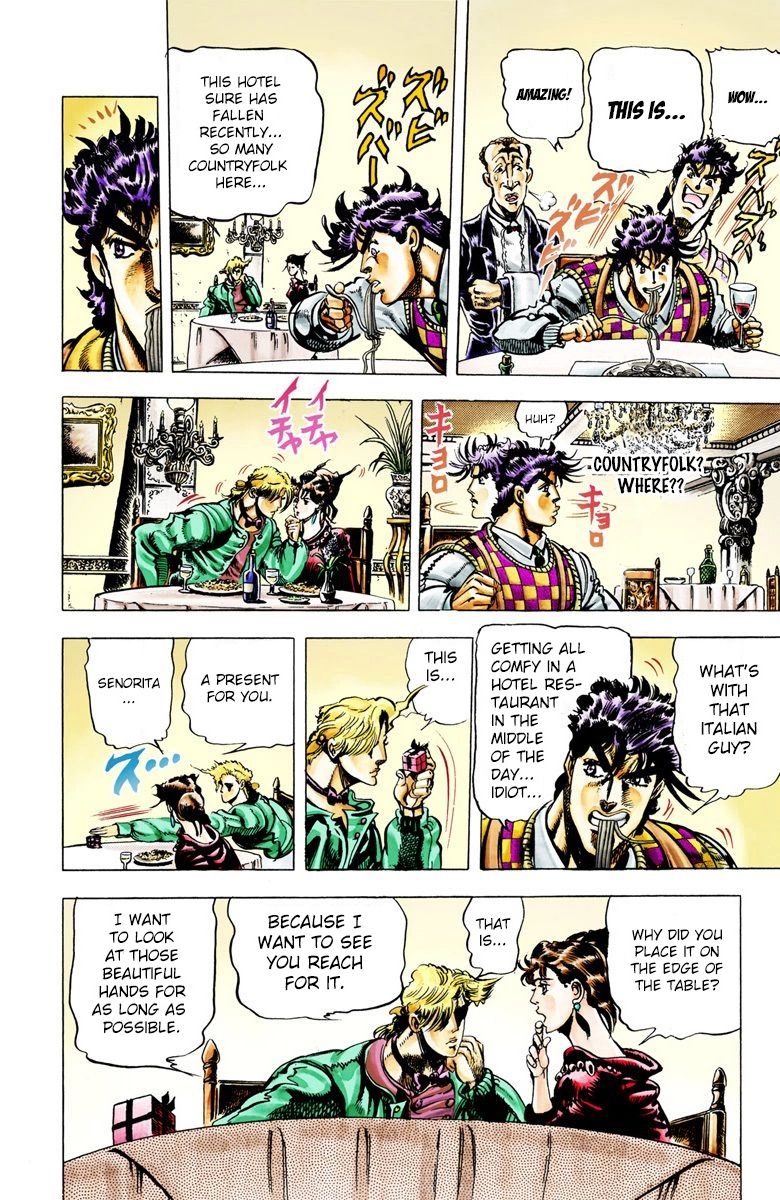 Read JoJo_s Bizarre Adventure Part 2 Battle Tendency Official Colored Manga Online