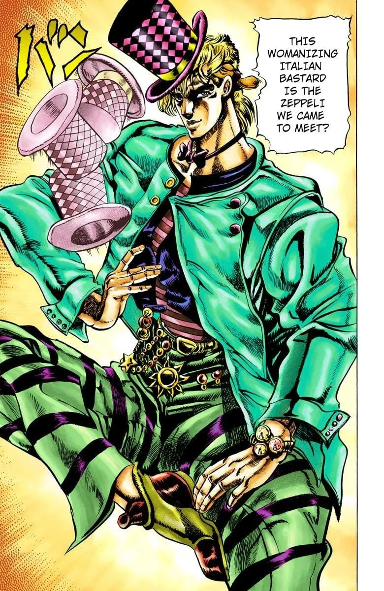 Read JoJo_s Bizarre Adventure Part 2 Battle Tendency Official Colored Manga Online