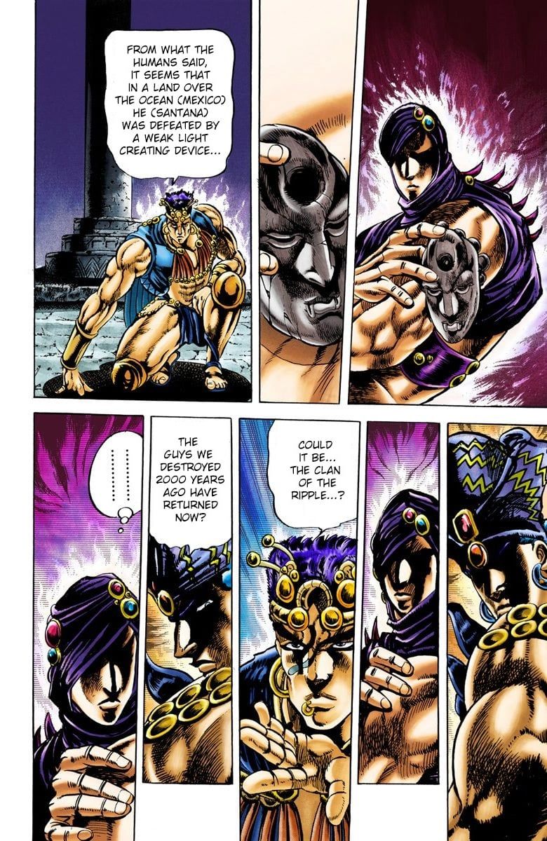 Read JoJo_s Bizarre Adventure Part 2 Battle Tendency Official Colored Manga Online