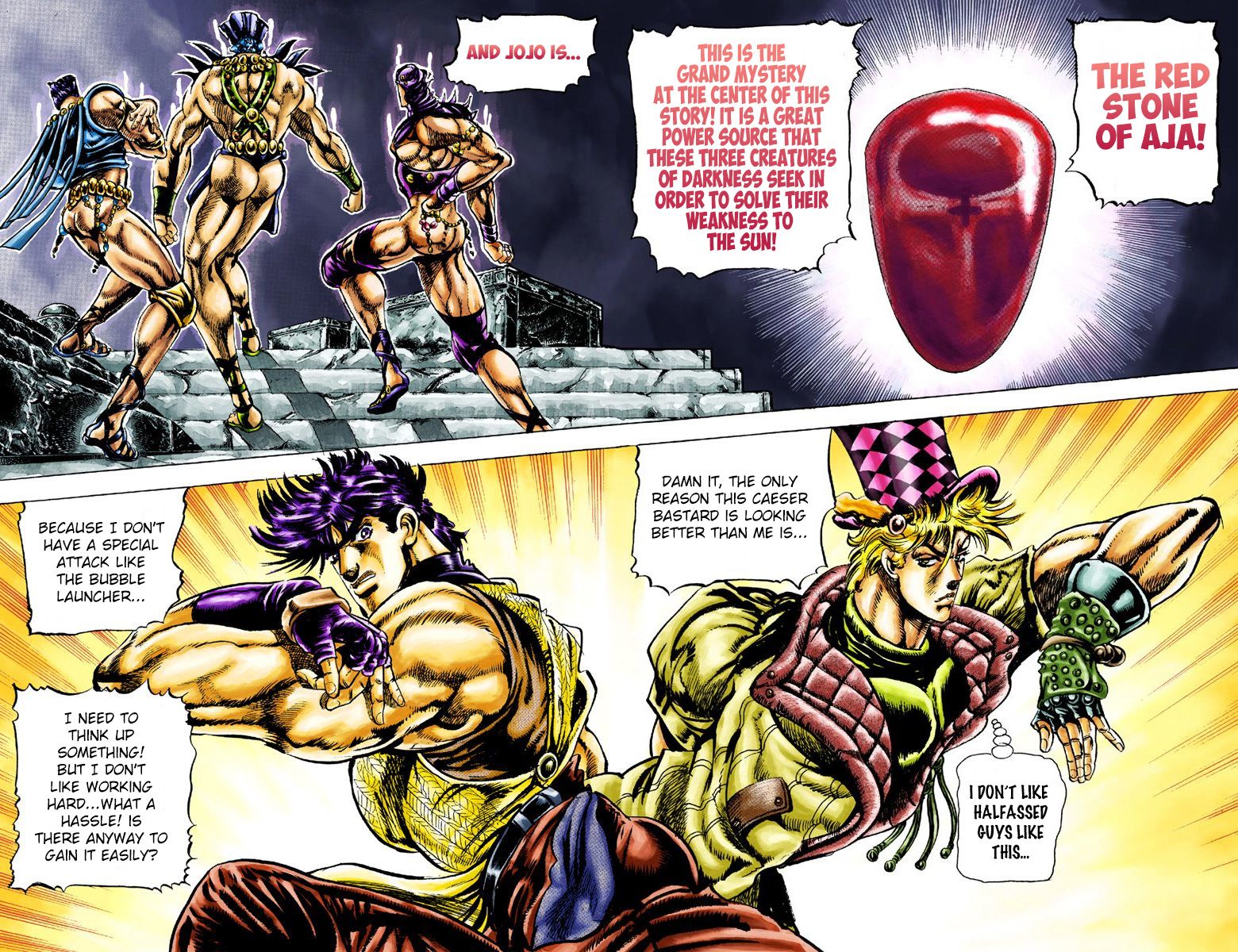 Read JoJo_s Bizarre Adventure Part 2 Battle Tendency Official Colored Manga Online