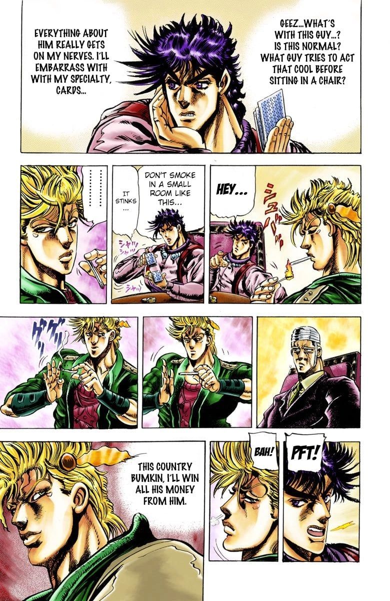 Read JoJo_s Bizarre Adventure Part 2 Battle Tendency Official Colored Manga Online