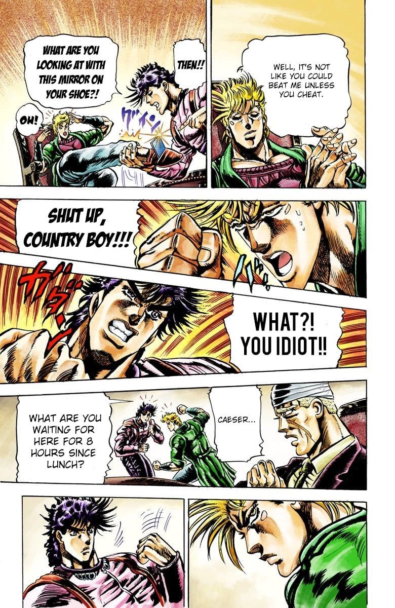 Read JoJo_s Bizarre Adventure Part 2 Battle Tendency Official Colored Manga Online