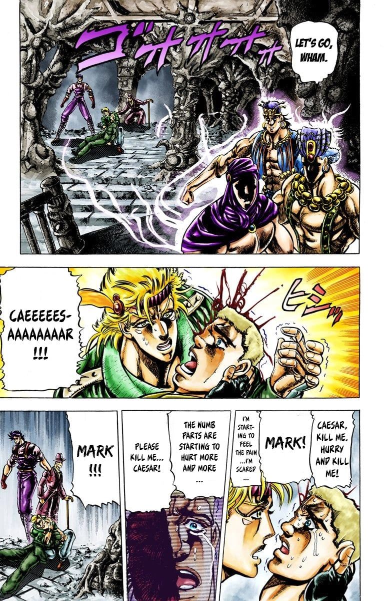 Read JoJo_s Bizarre Adventure Part 2 Battle Tendency Official Colored Manga Online