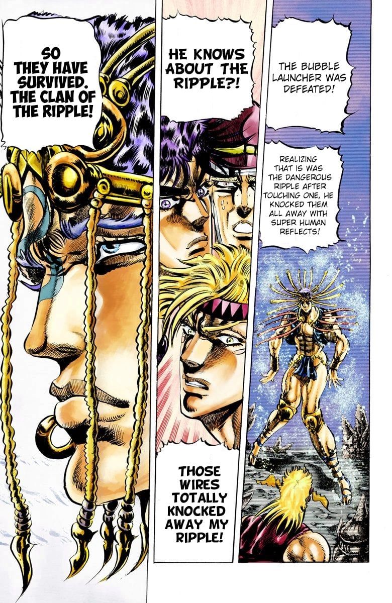 Read JoJo_s Bizarre Adventure Part 2 Battle Tendency Official Colored Manga Online