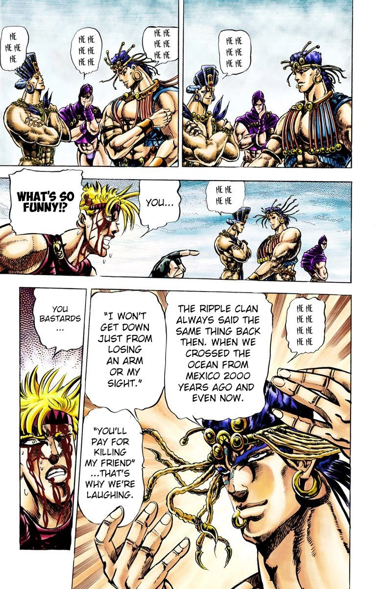 Read JoJo_s Bizarre Adventure Part 2 Battle Tendency Official Colored Manga Online
