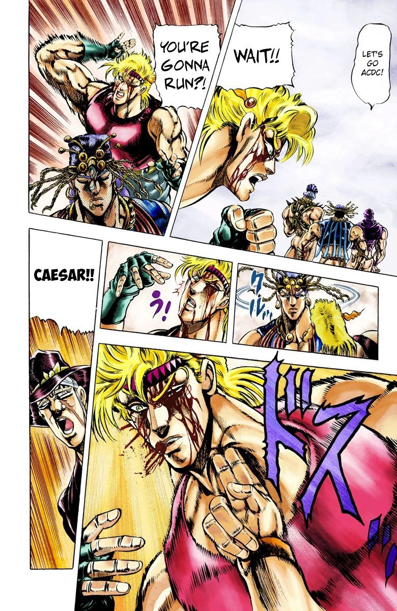 Read JoJo_s Bizarre Adventure Part 2 Battle Tendency Official Colored Manga Online