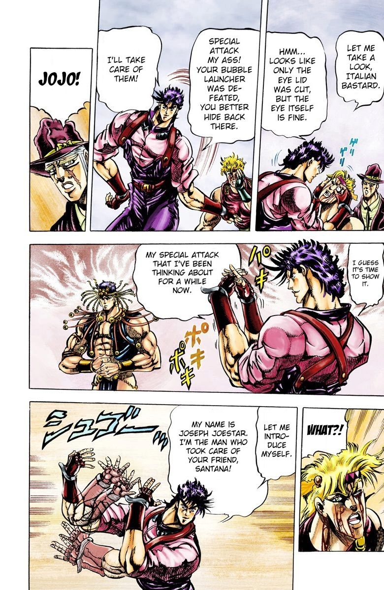 Read JoJo_s Bizarre Adventure Part 2 Battle Tendency Official Colored Manga Online