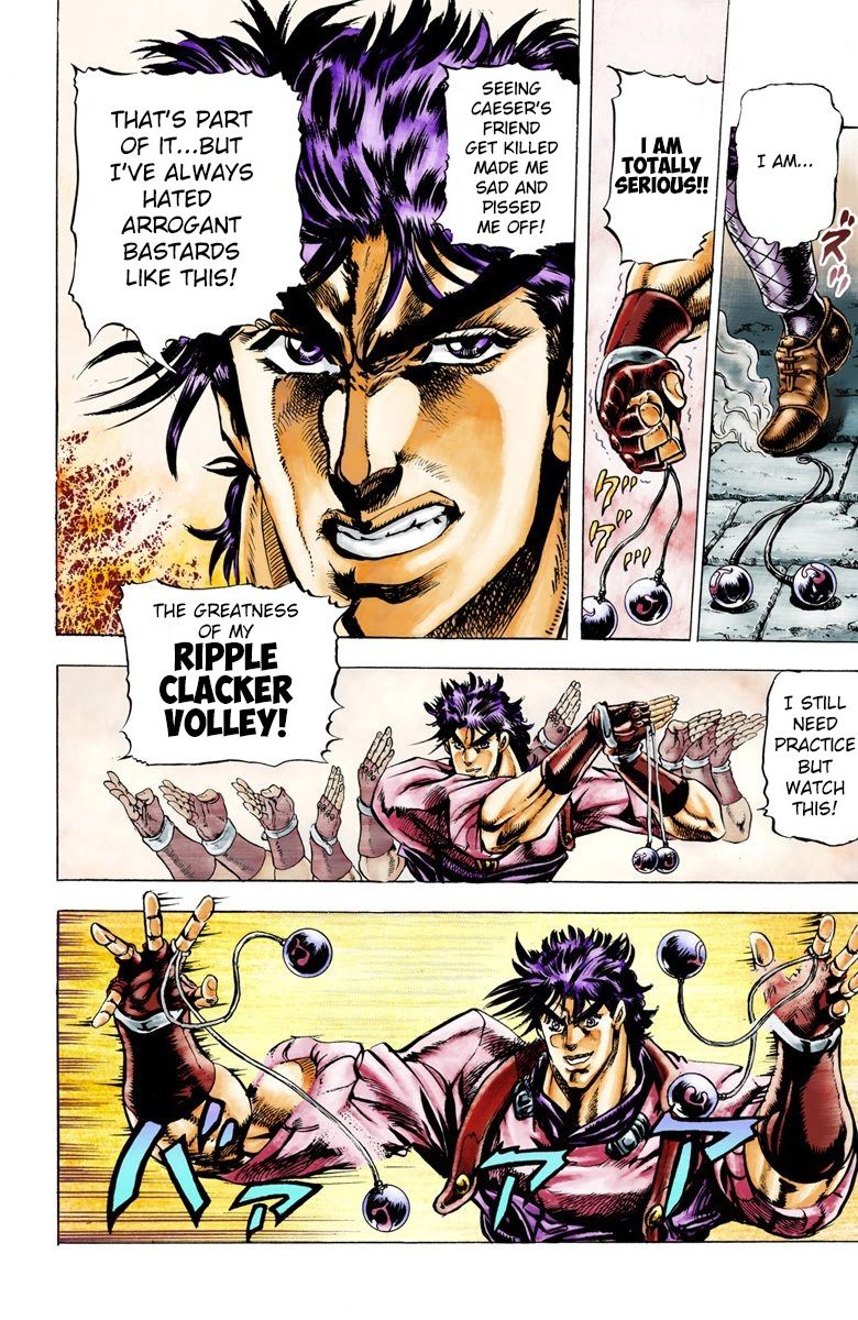 Read JoJo_s Bizarre Adventure Part 2 Battle Tendency Official Colored Manga Online