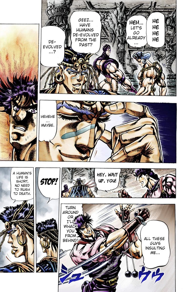 Read JoJo_s Bizarre Adventure Part 2 Battle Tendency Official Colored Manga Online