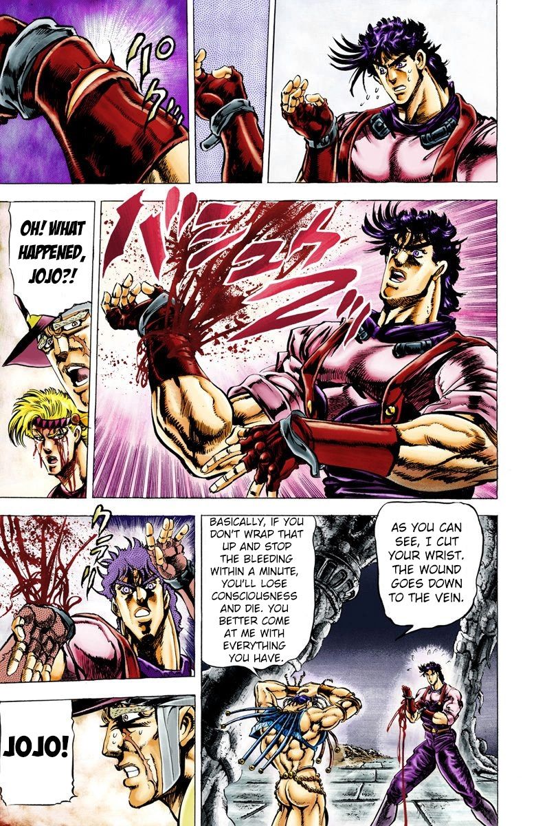 Read JoJo_s Bizarre Adventure Part 2 Battle Tendency Official Colored Manga Online