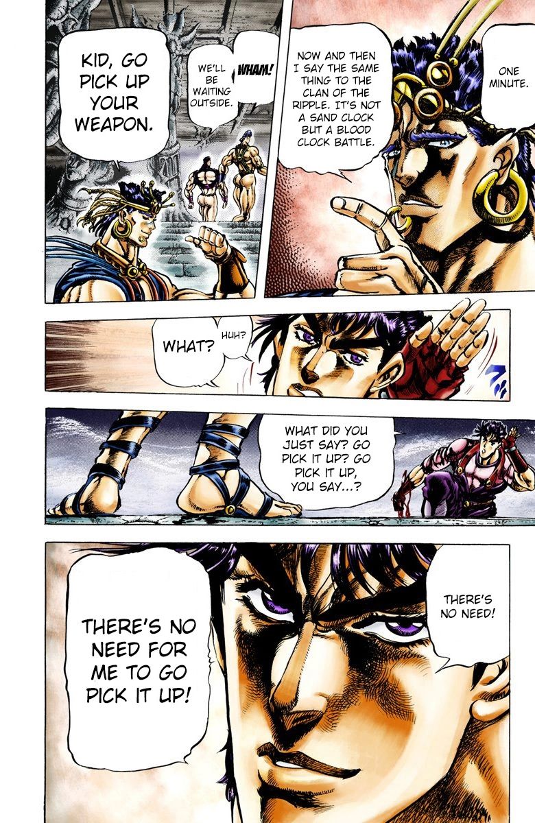Read JoJo_s Bizarre Adventure Part 2 Battle Tendency Official Colored Manga Online