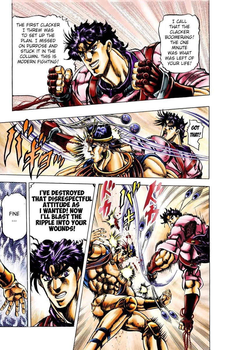 Read JoJo_s Bizarre Adventure Part 2 Battle Tendency Official Colored Manga Online