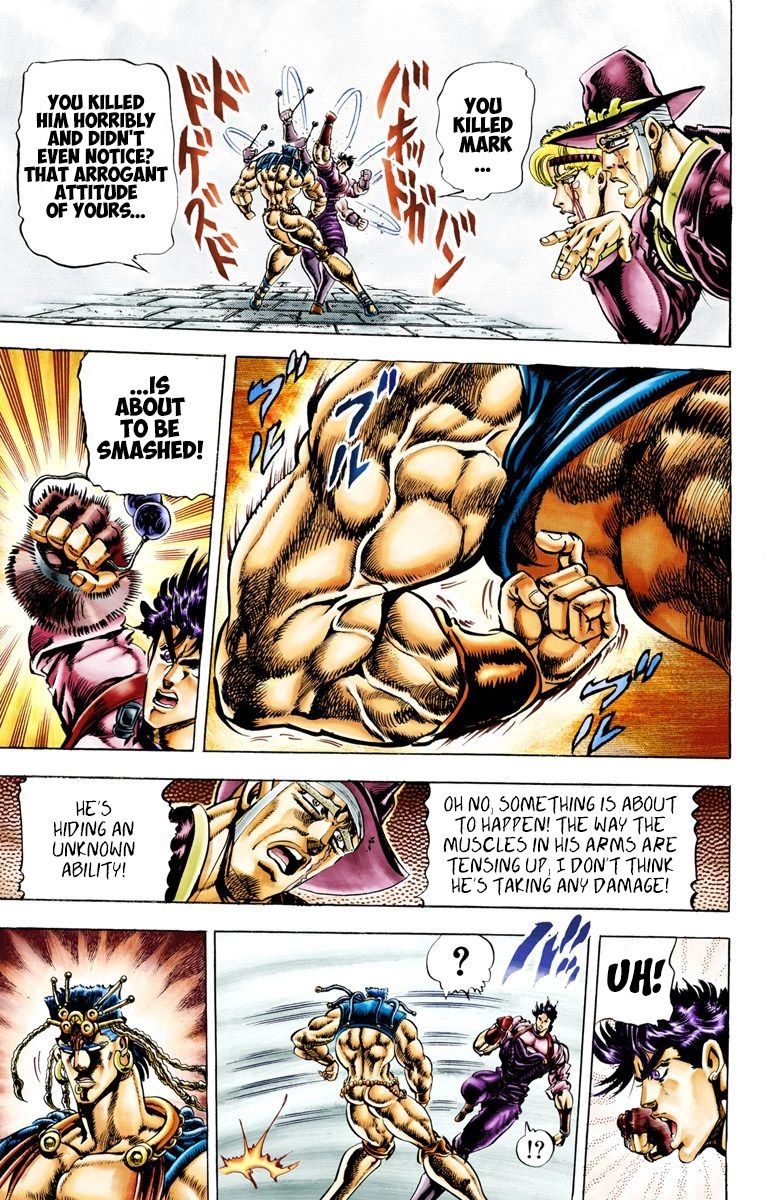 Read JoJo_s Bizarre Adventure Part 2 Battle Tendency Official Colored Manga Online