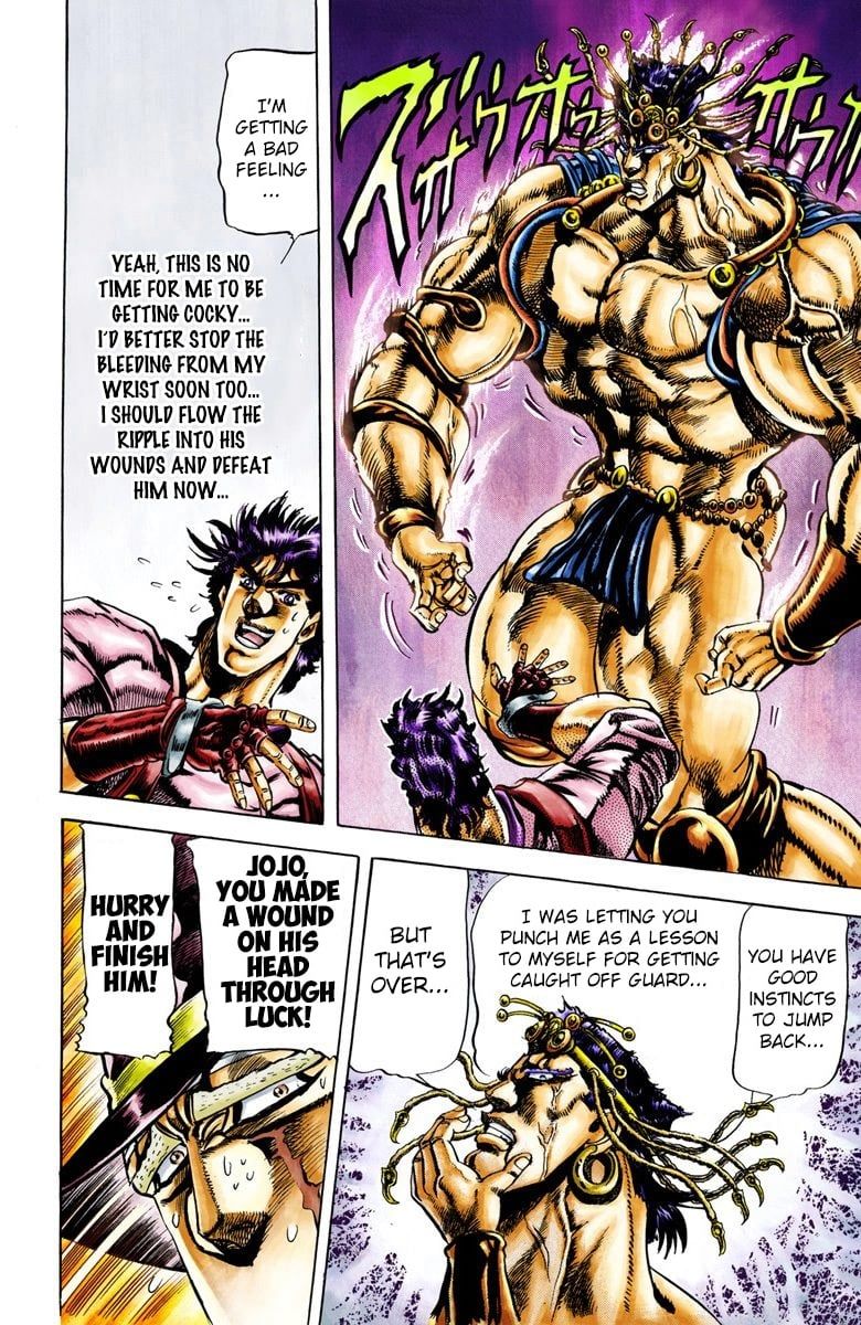 Read JoJo_s Bizarre Adventure Part 2 Battle Tendency Official Colored Manga Online