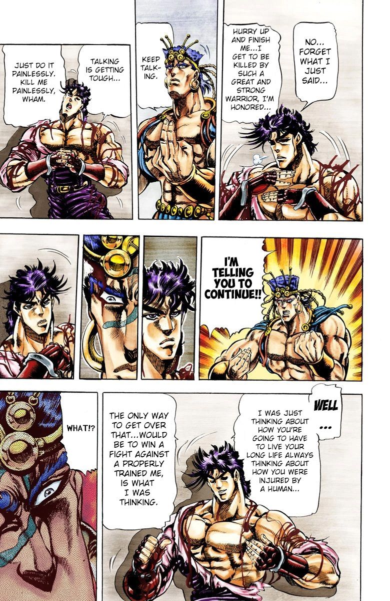 Read JoJo_s Bizarre Adventure Part 2 Battle Tendency Official Colored Manga Online