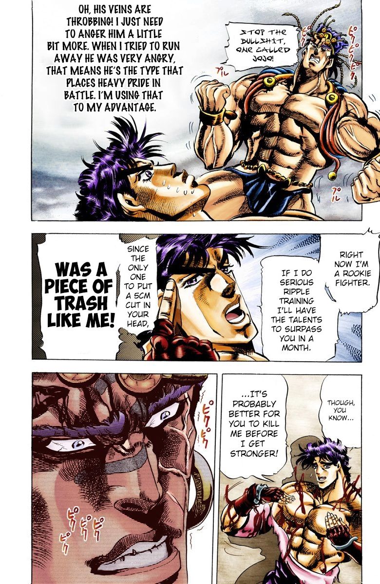 Read JoJo_s Bizarre Adventure Part 2 Battle Tendency Official Colored Manga Online