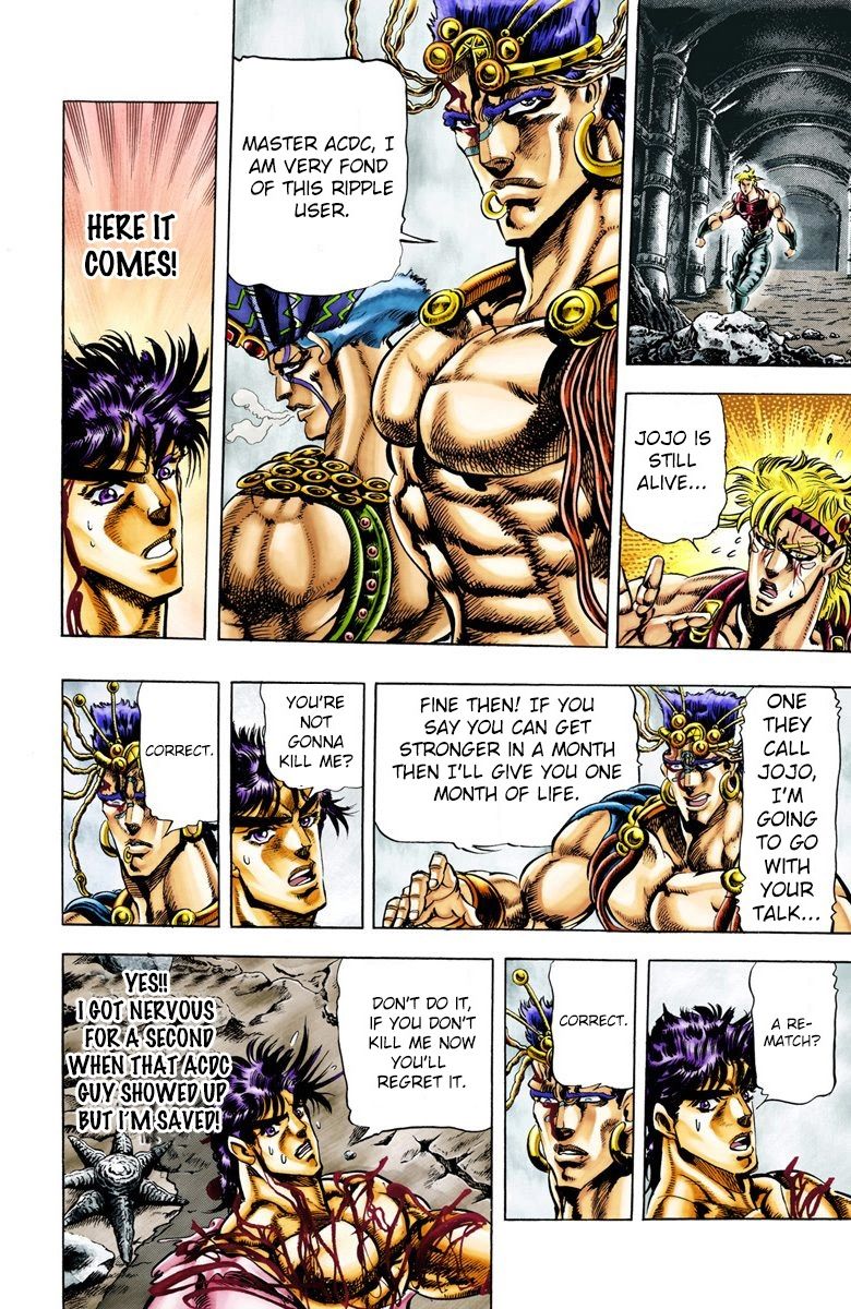 Read JoJo_s Bizarre Adventure Part 2 Battle Tendency Official Colored Manga Online