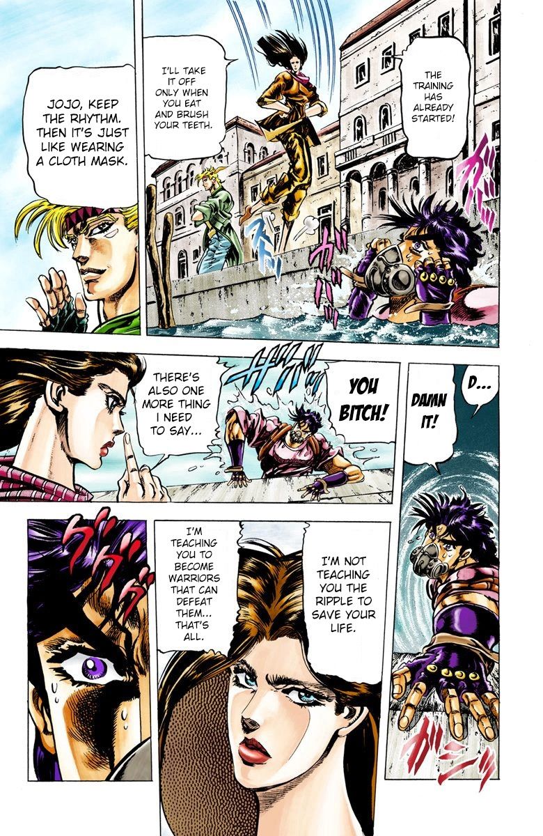 Read JoJo_s Bizarre Adventure Part 2 Battle Tendency Official Colored Manga Online