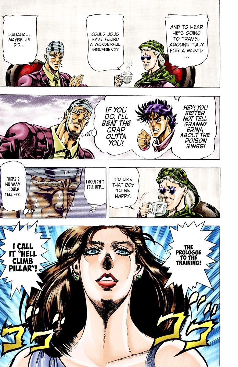 Read JoJo_s Bizarre Adventure Part 2 Battle Tendency Official Colored Manga Online