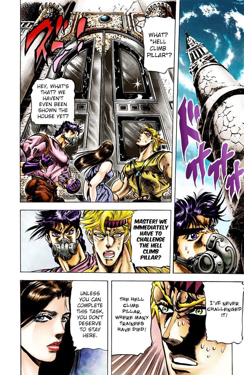 Read JoJo_s Bizarre Adventure Part 2 Battle Tendency Official Colored Manga Online