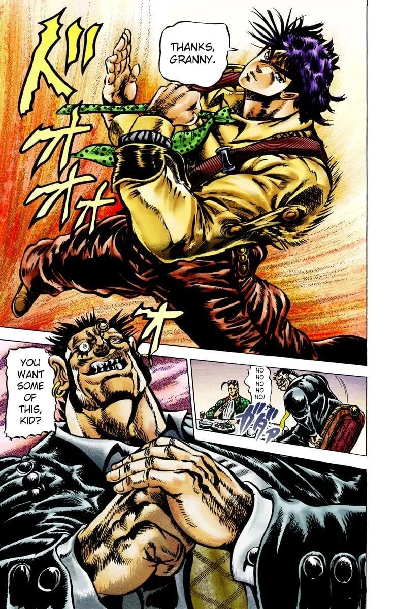 Read JoJo_s Bizarre Adventure Part 2 Battle Tendency Official Colored Manga Online
