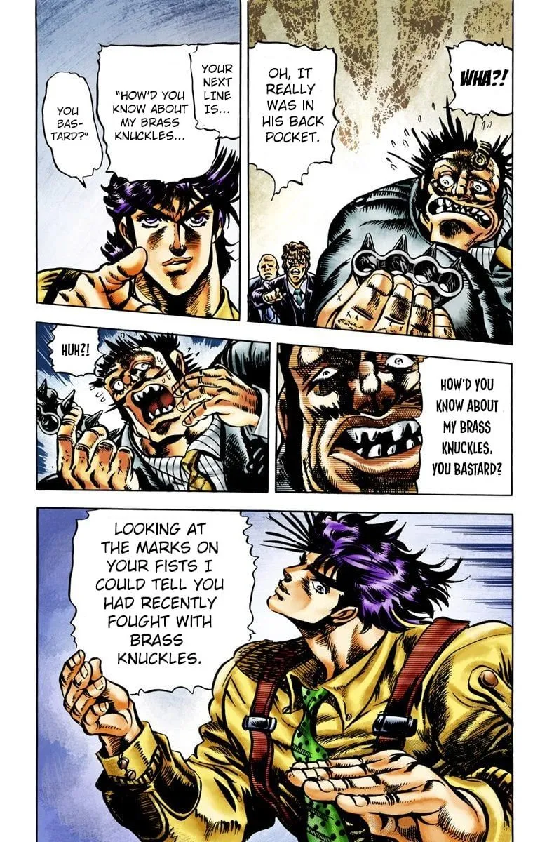 Read JoJo_s Bizarre Adventure Part 2 Battle Tendency Official Colored Manga Online