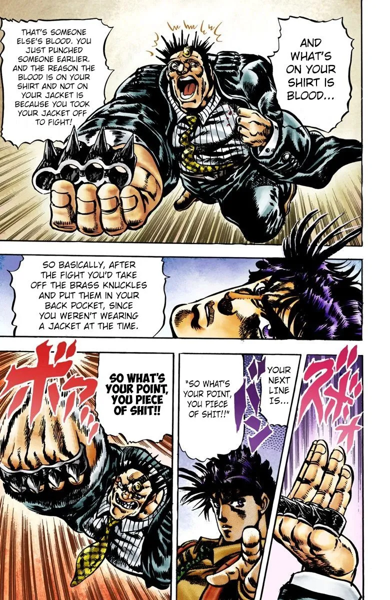 Read JoJo_s Bizarre Adventure Part 2 Battle Tendency Official Colored Manga Online