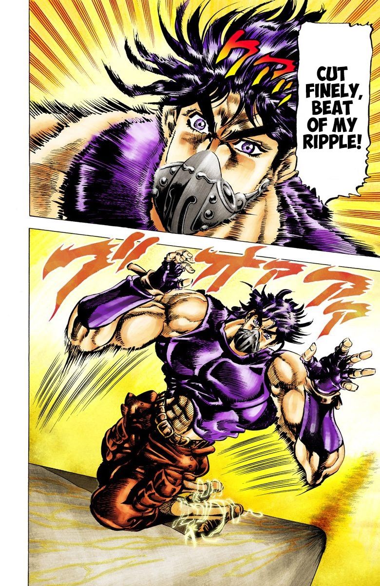 Read JoJo_s Bizarre Adventure Part 2 Battle Tendency Official Colored Manga Online