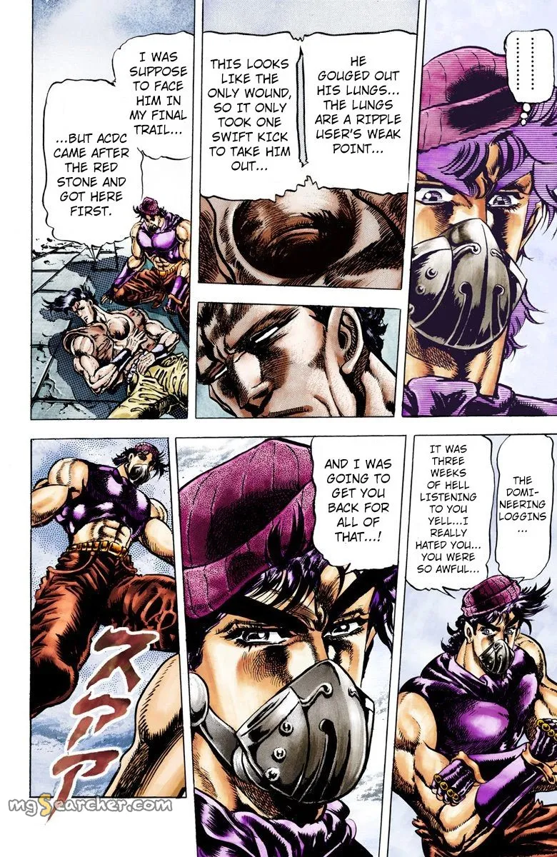 Read JoJo_s Bizarre Adventure Part 2 Battle Tendency Official Colored Manga Online