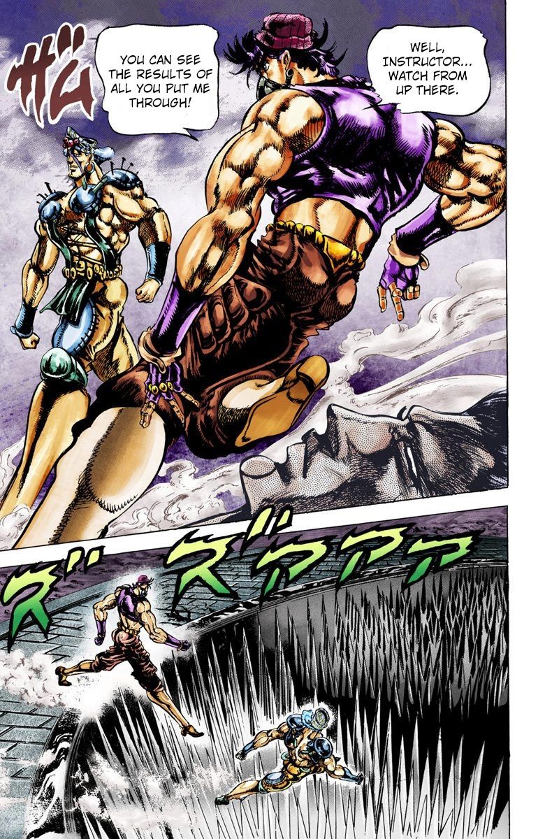Read JoJo_s Bizarre Adventure Part 2 Battle Tendency Official Colored Manga Online