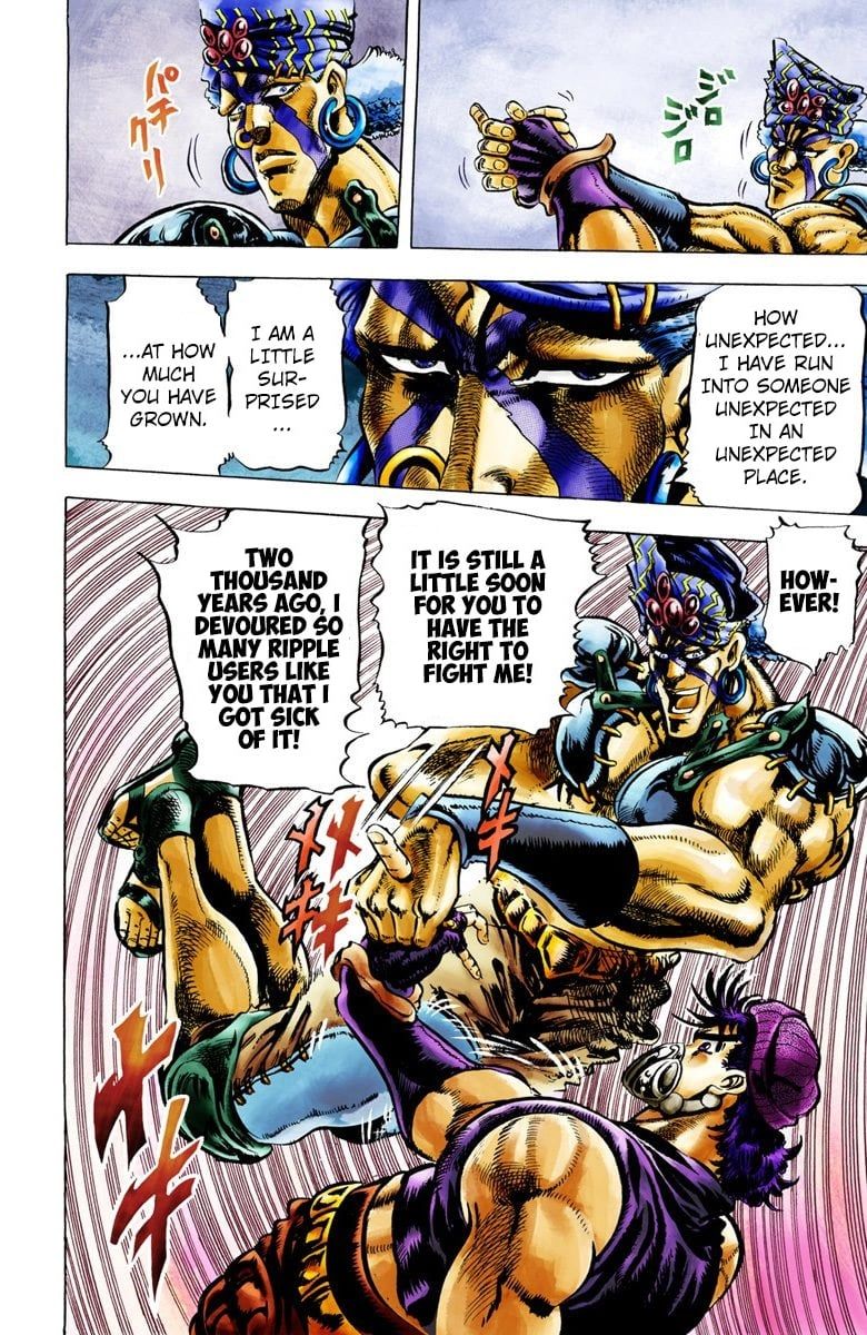 Read JoJo_s Bizarre Adventure Part 2 Battle Tendency Official Colored Manga Online