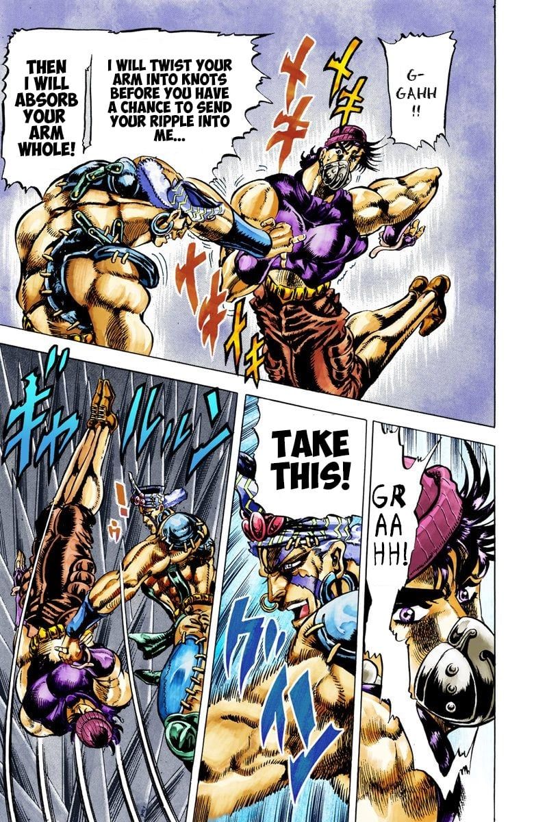 Read JoJo_s Bizarre Adventure Part 2 Battle Tendency Official Colored Manga Online