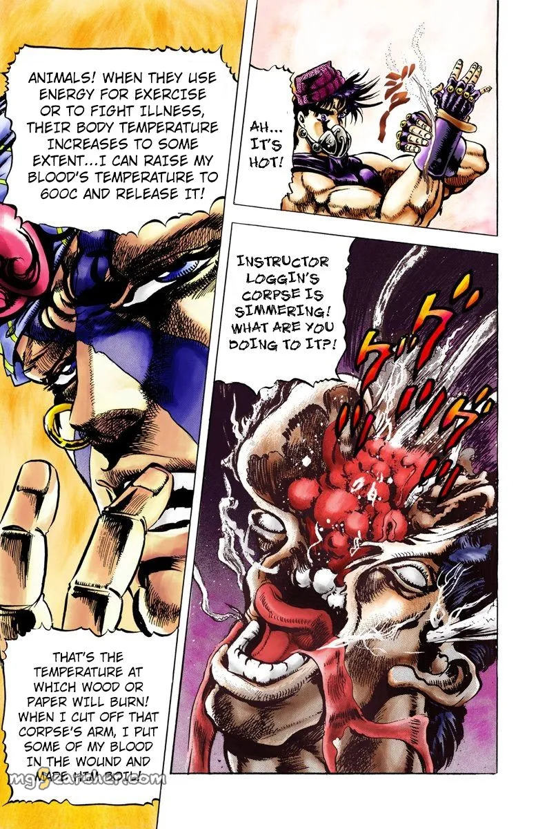 Read JoJo_s Bizarre Adventure Part 2 Battle Tendency Official Colored Manga Online